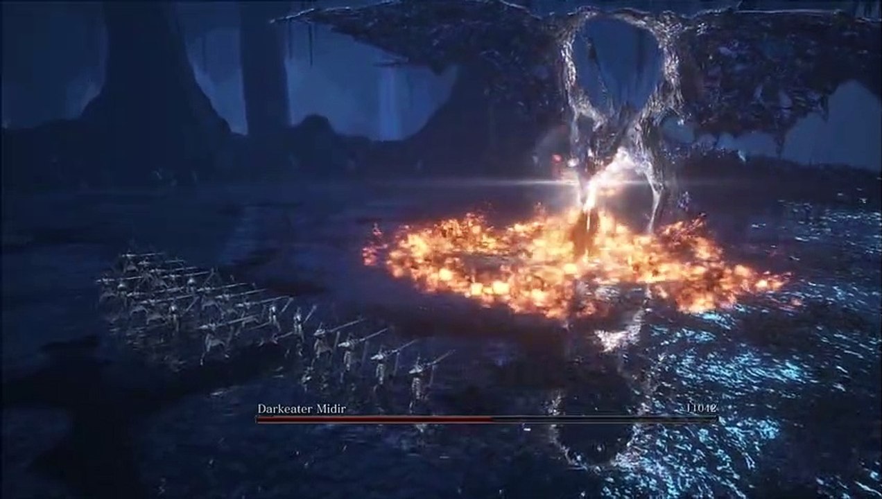 40 Silver Knight Archers VS Darkeater Midir