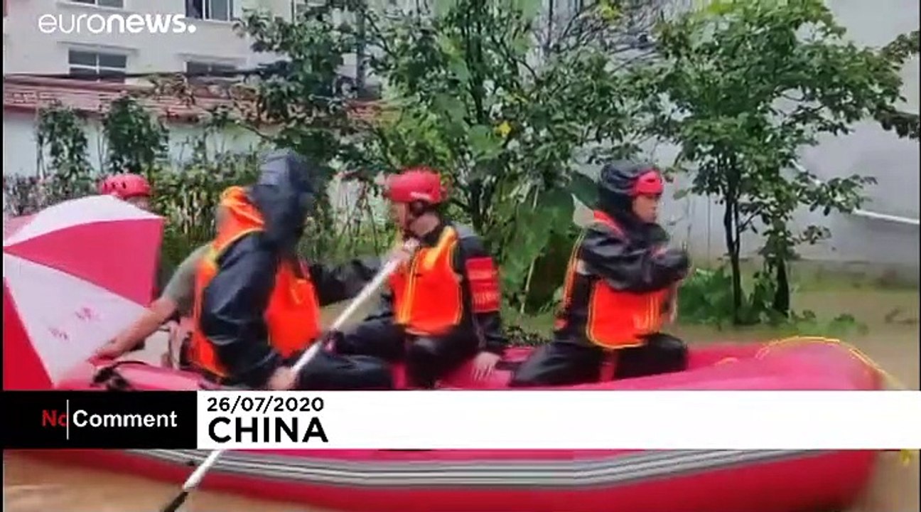 Chine : les inondations causent d'importants dégâts
