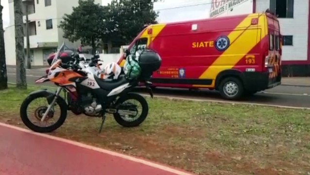Siate atende ciclista ferida na Avenida Tancredo Neves