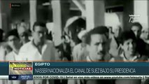 Egipto:en 1956 el pdte Gamal Abdel Nasser nacionalizó el Canal de Suez