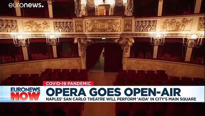 Coronavirus consolation as open-air opera lifts spirits in Naples