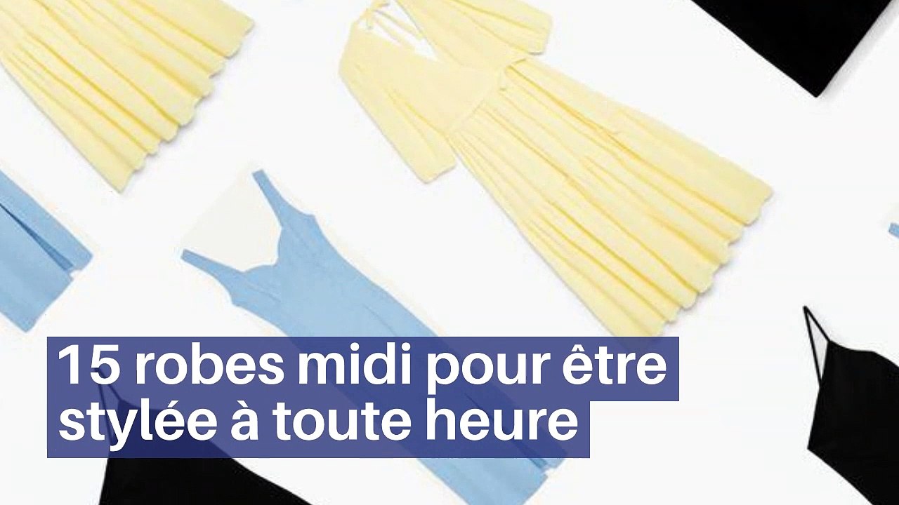 15 robes midi pour être stylée à toute heure