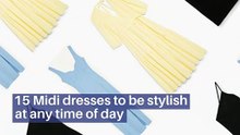 15Midi dresses to be stylish at any time of day