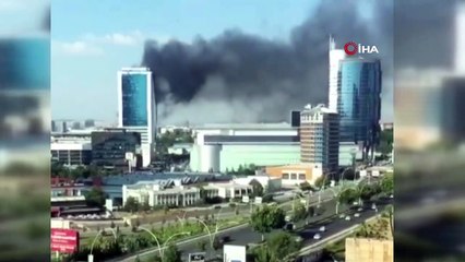 Ankara’da iş merkezinde yangın