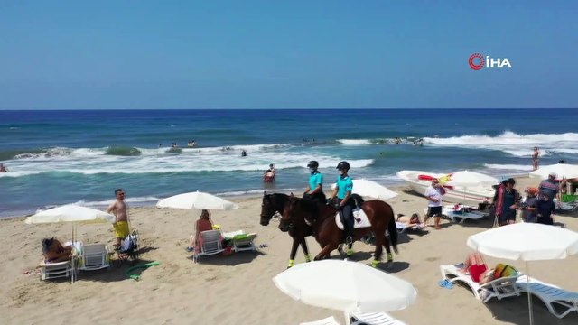 Patara'da caretta caretta yuvalarını Atlı Jandarma Timi koruyacak