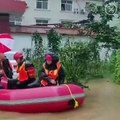 Severe Flooding Floods Hit Hubei Province, China