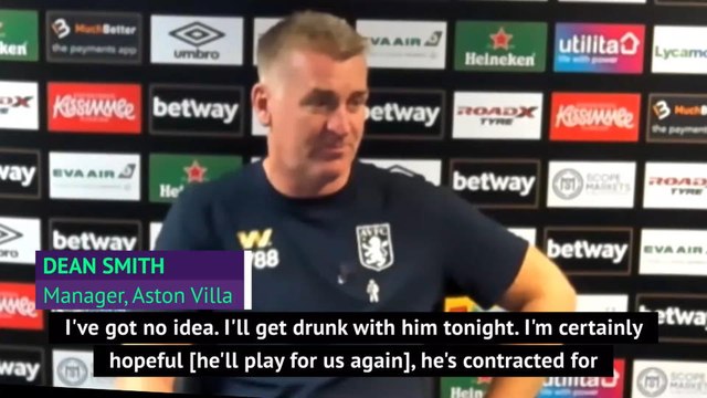 I'm getting drunk with Grealish! - Dean Smith