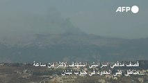 قصف مدفعي إسرائيلي يستهدف مناطق حدودية في جنوب لبنان