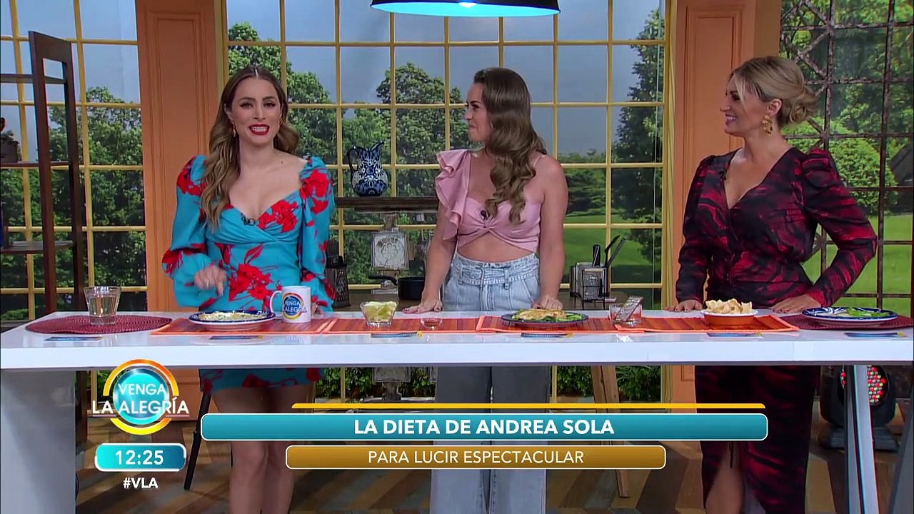 Andrea Sola nos dijo qué régimen alimenticio sigue para tener ese cuerpazo. | Venga La Alegría