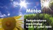 Fortes chaleurs : les températures relevées ce lundi 27 juillet