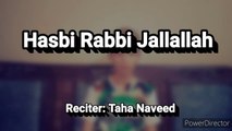 Hasbi Rabbi Jallallah || Beautiful Hamd by Taha Naveed