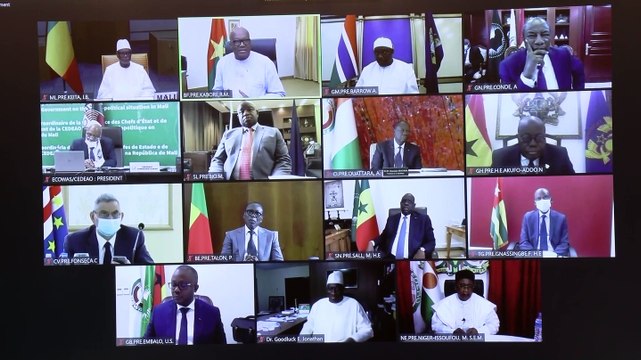 Le Président Alassane Ouattara participe à un Sommet virtuel de la CEDEAO sur le Mali