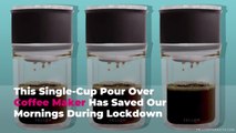 This Single-Cup Pour Over Coffee Maker Has Saved Our Mornings During Lockdown