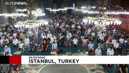 Reconvertie en mosquée, Sainte-Sophie est l'objet de toutes les attentions