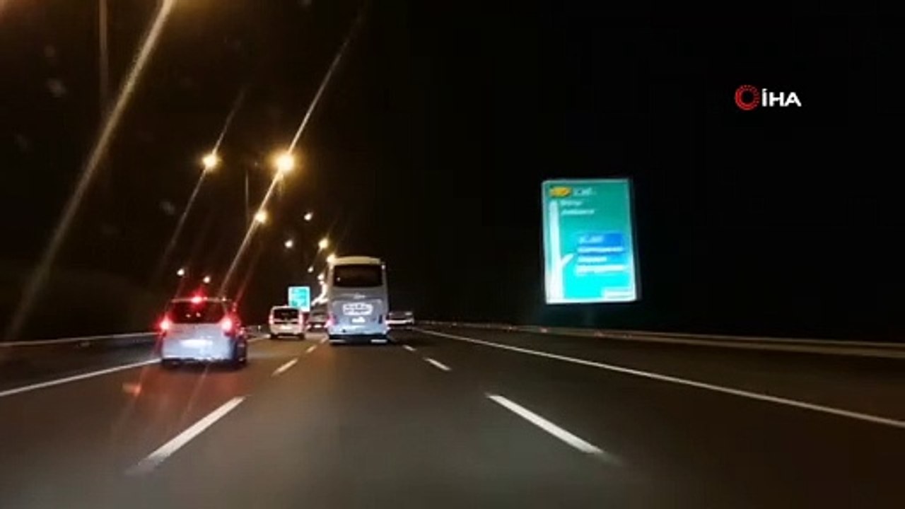 Otoyolda bayram yoğunluğu