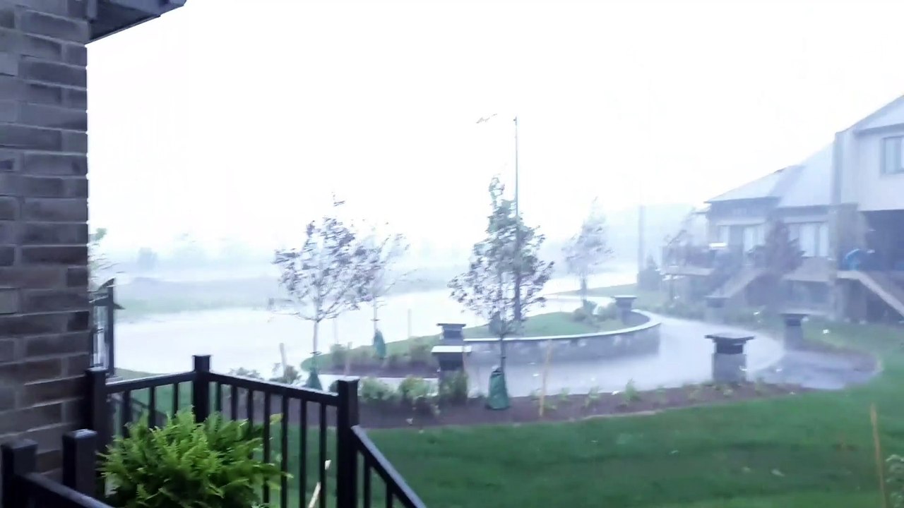 Lightning Strikes Transformer in Ontario