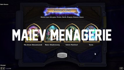 Hearthstone Battlegrounds 3. Maiev Menagerie