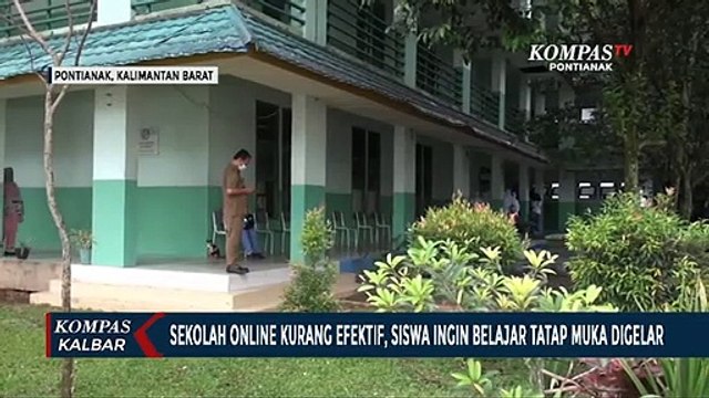 Belajar Online Kurang Efektif, Siswa Ingin Kembali Belajar Tatap Muka