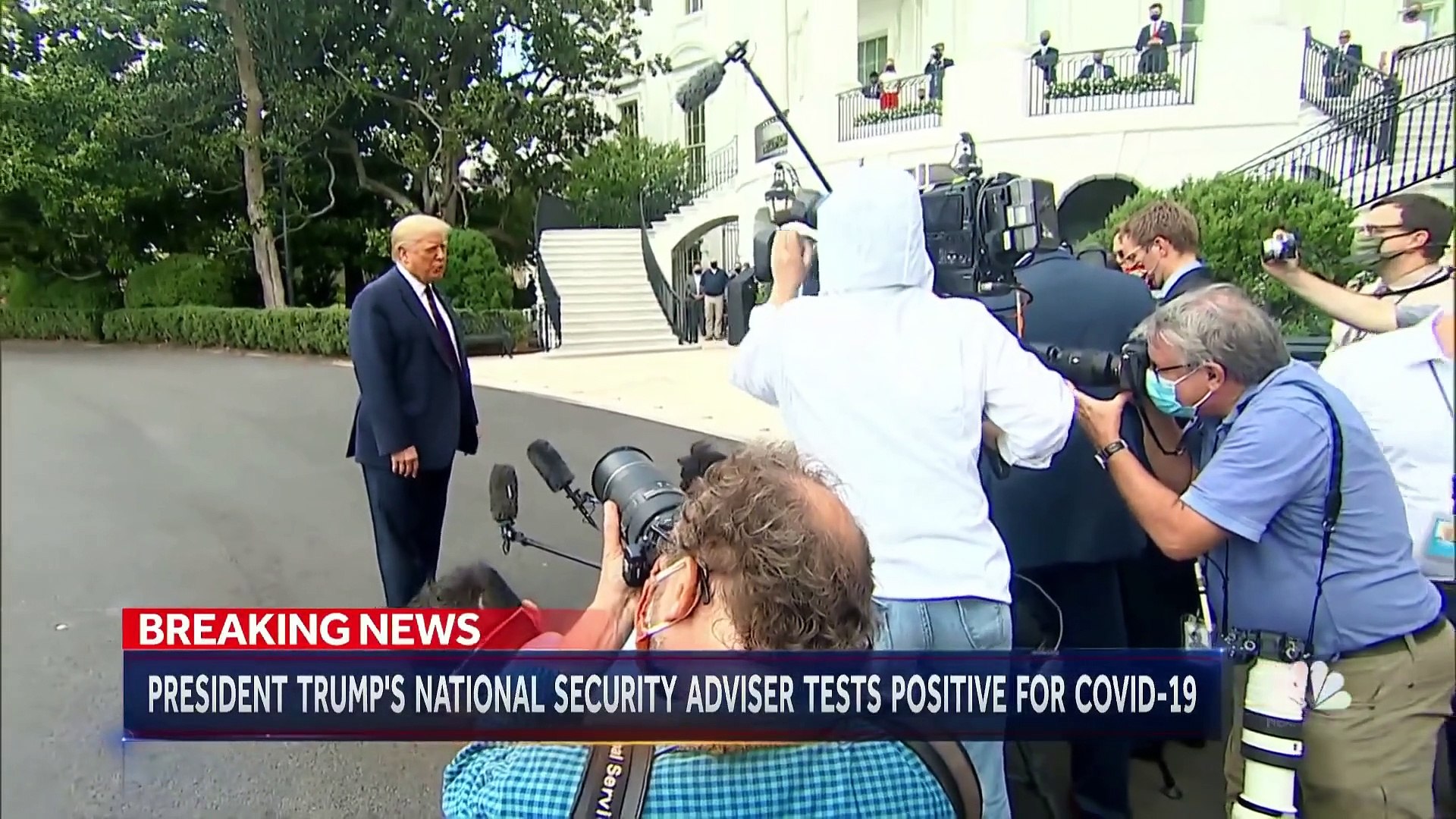 Trump Says He Hasn’t Seen COVID-Positive National Security Adviser Robert O'Brien