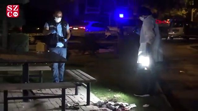 Parkta oturan aileye silahlı saldırı: 1 ölü, 1 yaralı