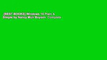 [BEST BOOKS] Windows 10 Plain & Simple by Nancy Muir Boysen  Complete