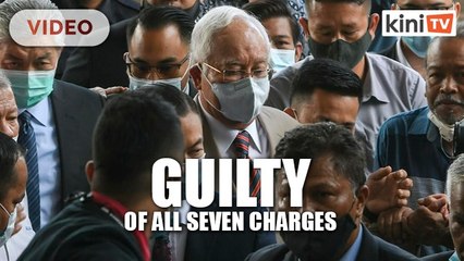 Download Video: SRC trial- Najib guilty of all seven charges