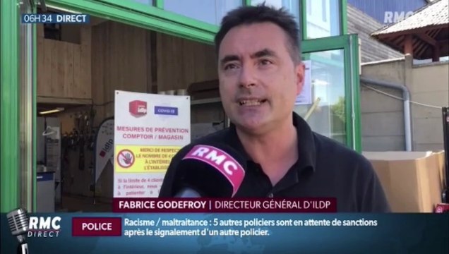 La gestion des masques par le Groupe IDLP explications avec Fabrice GODEFROY - RMC Découverte - 28.07.2020