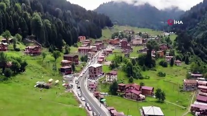 Ayder Yaylası alt yapı çalışmalarının tamamlanması ile ziyarete açıldı