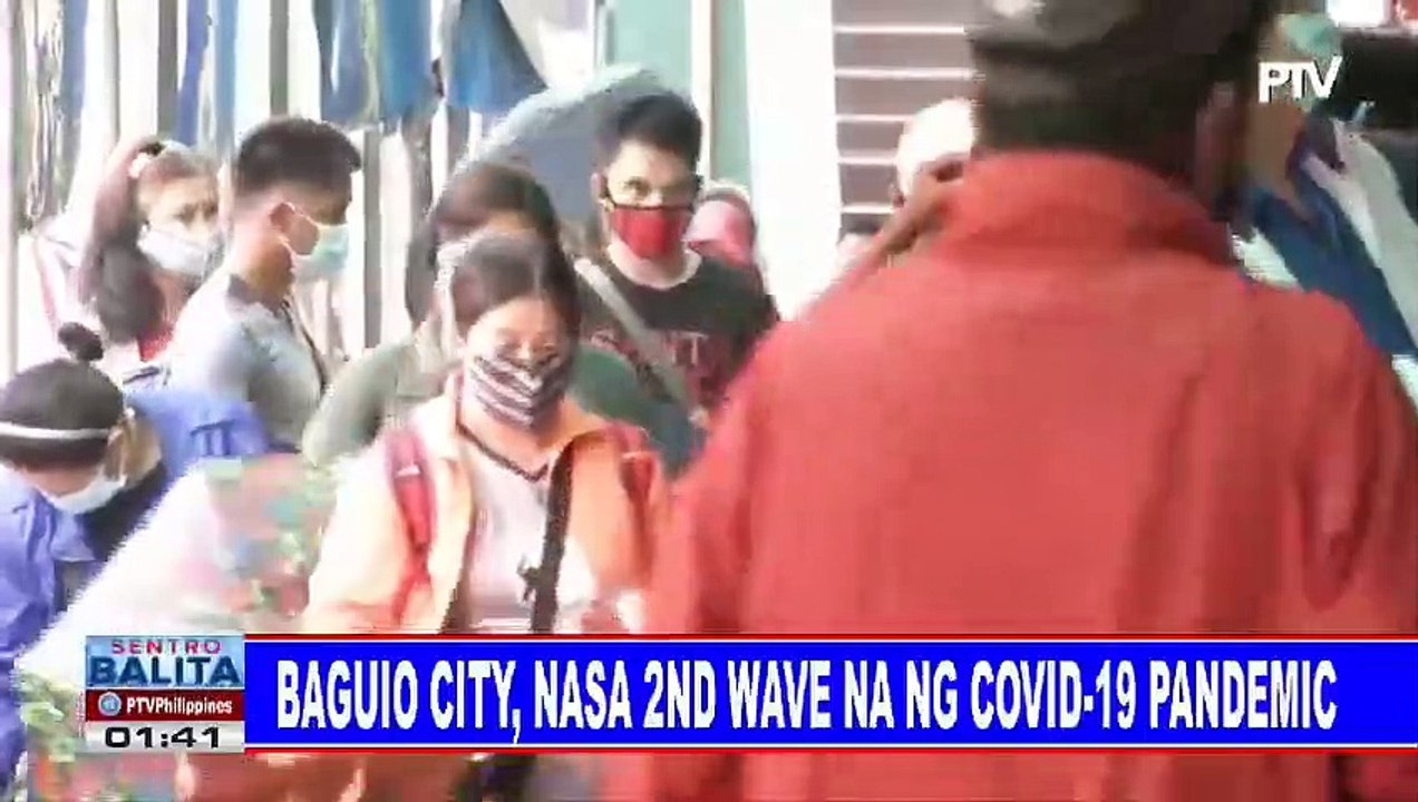 Baguio City, nasa 2nd wave na ng CoVID-19 pandemic; mga residente, obligadong i-report kung may nararanasang 'flu-like' symptoms