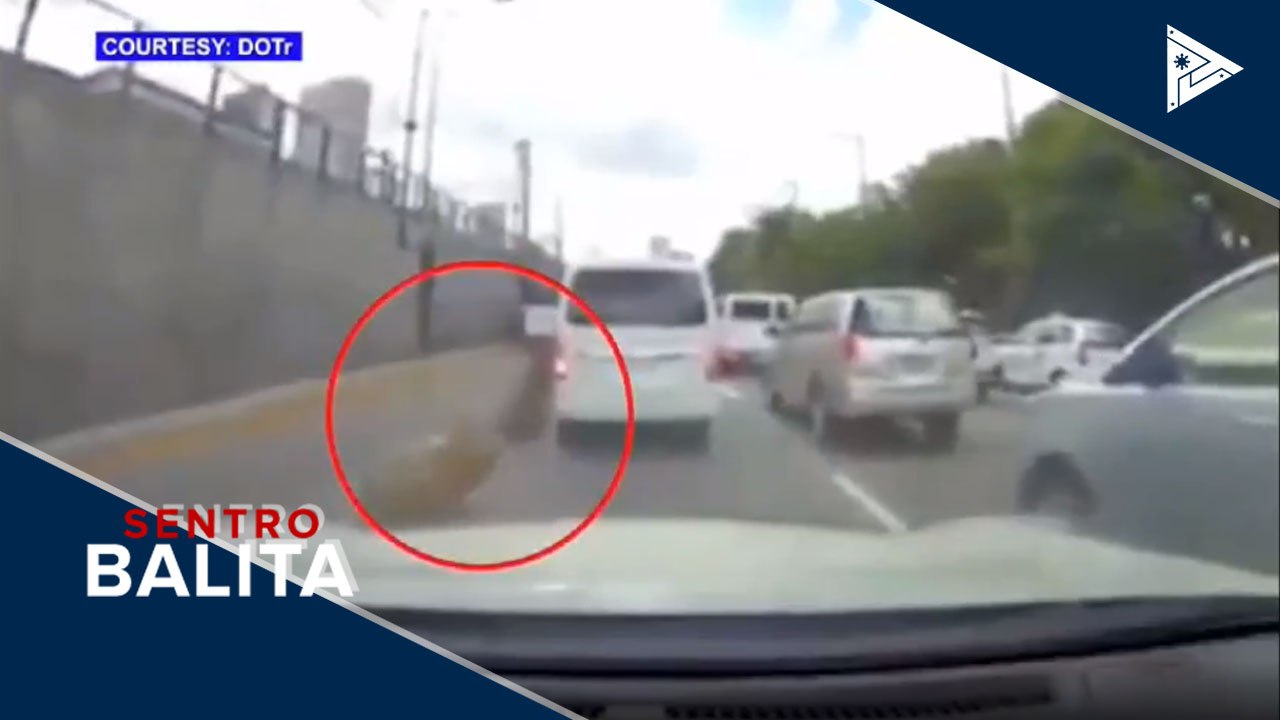 Isa pang bus, bumangga sa concrete barrier sa EDSA; mga babangga sa barriers, planong kasuhan ayon sa MMDA