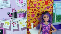 Barbie Baby Doll Chelsea Morning Routine in the Bathroom!