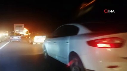 Tanker alev alev yandı