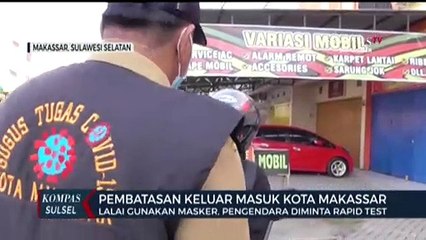 Lalai Gunakan Masker, Pengendara Diminta Rapid Test