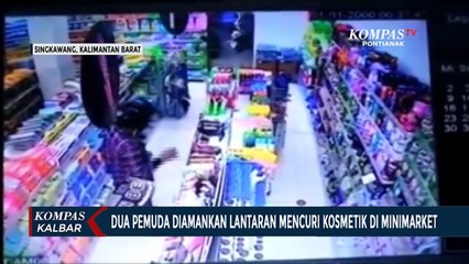 Dua Pemuda Curi Kosmetik di Minimarket