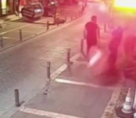 Türk bayrağına saldıran tutuklandı