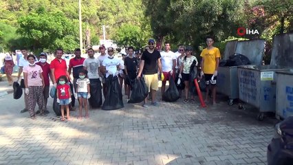 Adrasan'da işletmelerin gönüllü temizlik ordusu