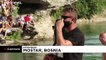 Extreme bridge diving goes ahead in Bosnia despite COVID-19 pandemic