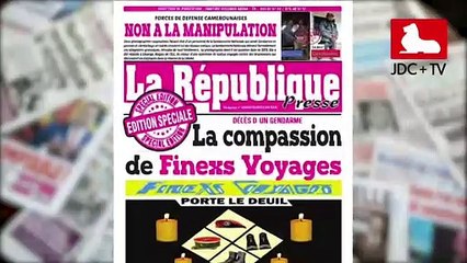 REVUE DE PRESSE CAMEROUNAISE DU 28 JUILLET 2020
