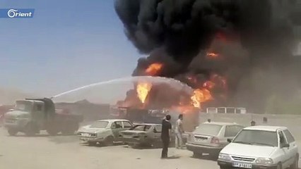 انفجارات ضخمة تضرب غرب إيران