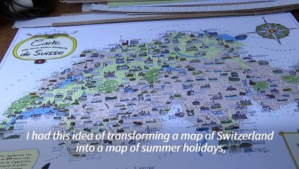 Cartoonist inspires 'staycationers' with Switzerland's most beautiful destinations