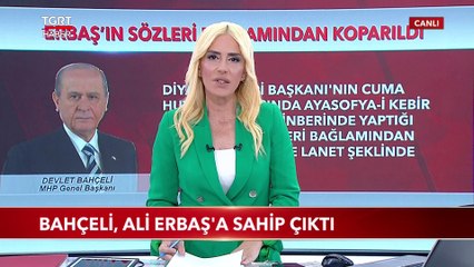 Bahçeli, Ali Erbaş'a Sahip Çıktı