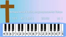 SEJAUH TIMUR DARI BARAT : PIANIKA ❲MELODICA❳ TUTORIAL | LAGU ROHANI