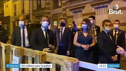 Police : 10 millions d’euros d’indemnité annoncés par Emmanuel Macron
