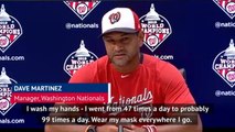 Nats manager Martinez admits he's 'scared' after Marlins COVID outbreak
