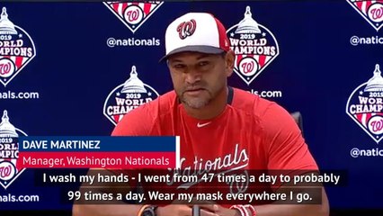 Nats manager Martinez admits he's 'scared' after Marlins COVID outbreak