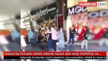 Ankara'da firmaları tehdit ederek rüşvet alan vergi müfettişi ve serbest muhasebeci suçüstü yakalandı