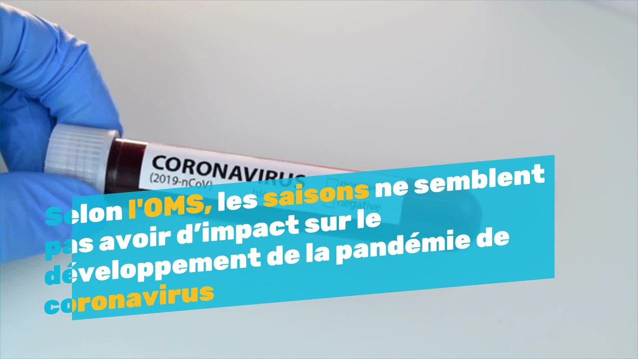 Selon l'OMS, les saisons ne semblent pas avoir d’impact sur la pandémie de coronavirus