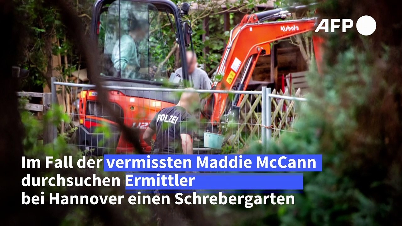 Fall Maddie: Schrebergarten bei Hannover durchsucht