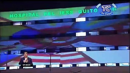 Se realizó un tributo a quienes laboran en el hospital del IESS Quito Sur