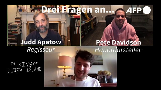 Spaß beim Dreh zu The King of Staten Island